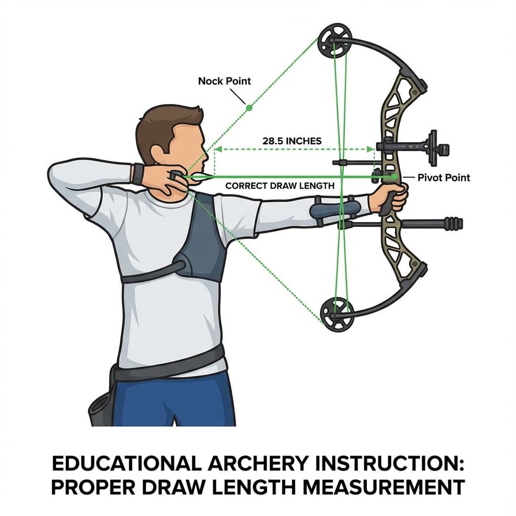 Proper draw length measurement